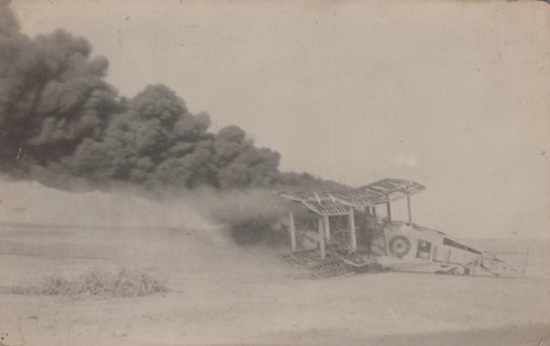 Ww1 rfc aircraft crash - ww1,