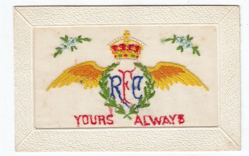 Wwi old silk postcard - wwi,