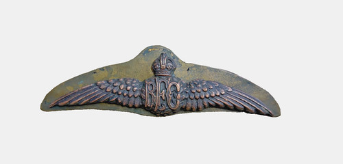 Ww1 rfc bronze pilots wing - rfc,